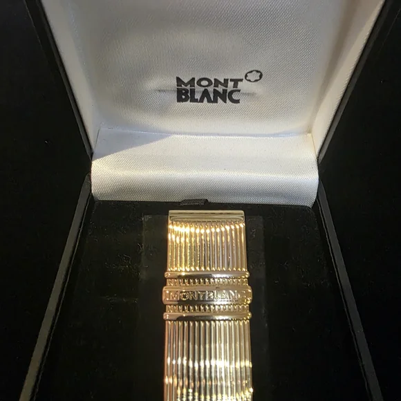 Montblanc Gold Vermeil/ 925 Silver Money Clip. Made In Germany (NWT) - Picture 13 of 17